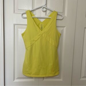 Calvin Klein Yellow Workout Tank Top Sleeveless